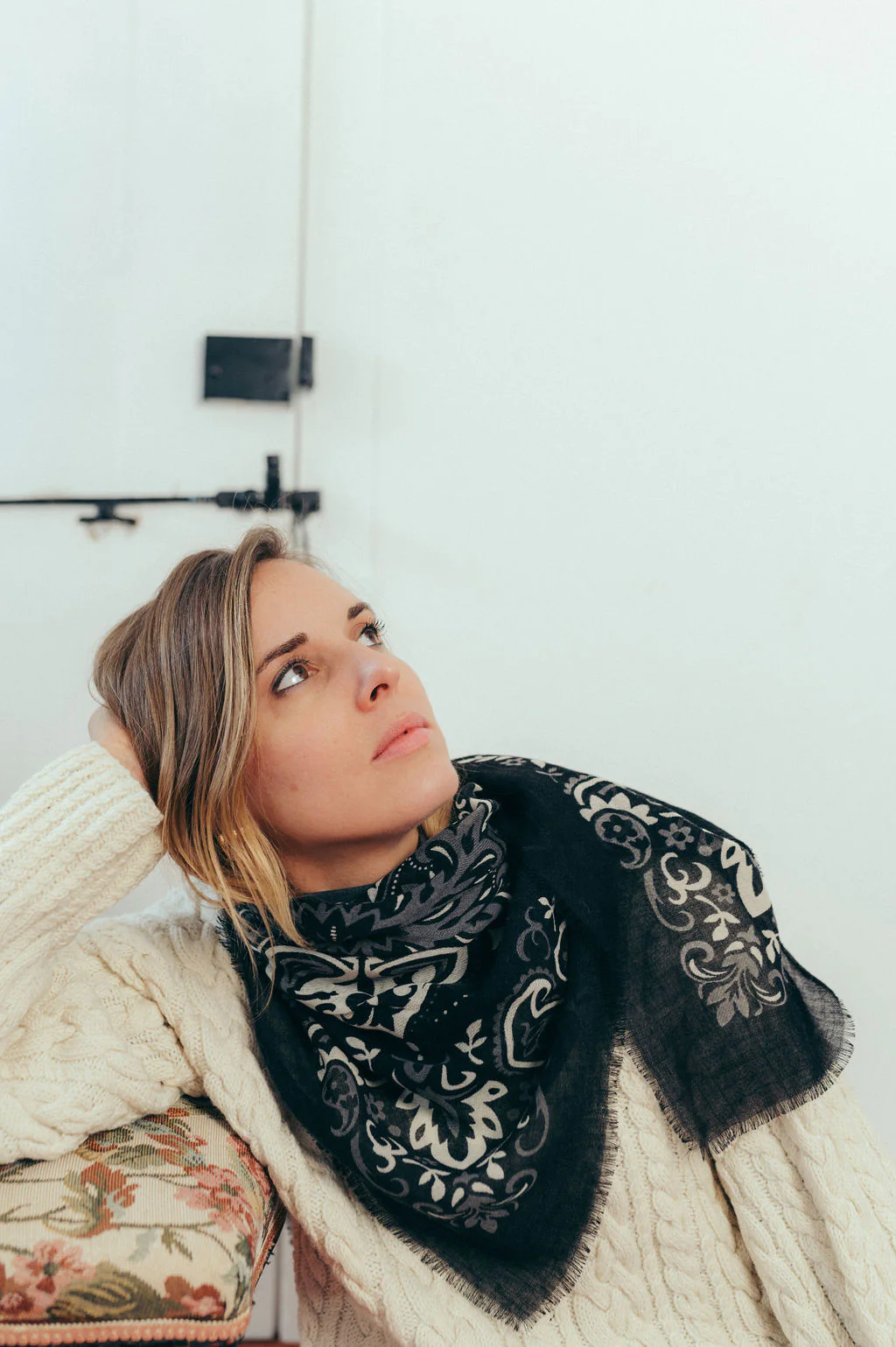 Foulard bandana Noir LS – Image 2