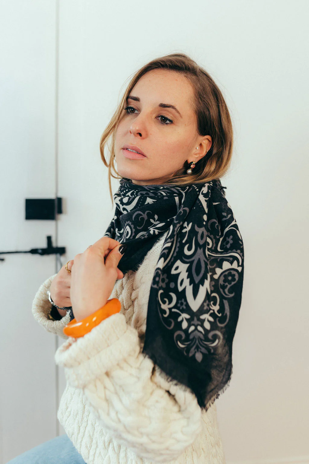 Foulard bandana Noir LS – Image 3