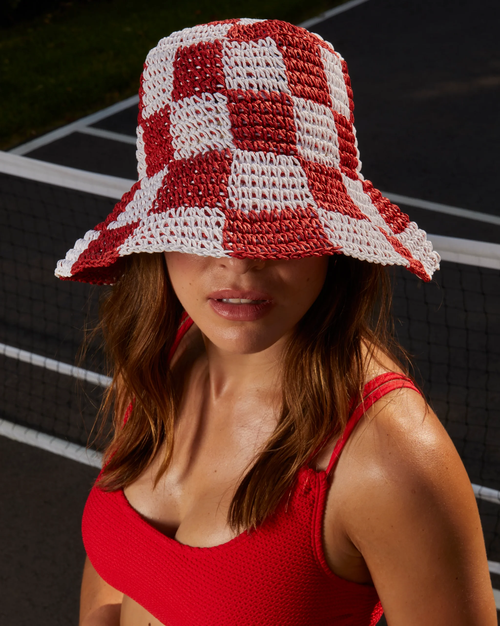 LOLA - CHAPEAU, DAMIER ROUGE – Image 2